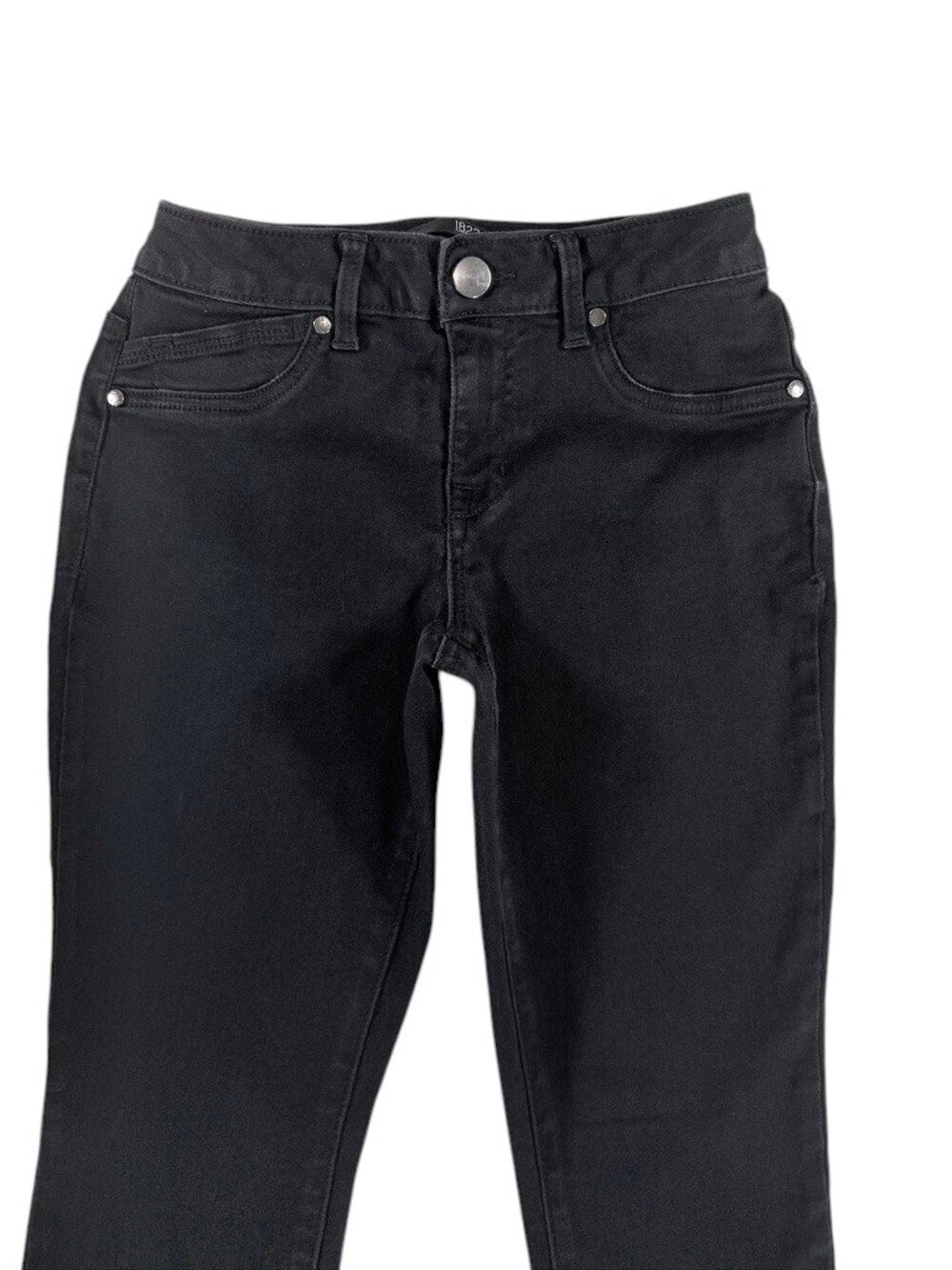 1822 Denim Black Skinny Stretch Jeans Women Size 4 Mid Rise Classic - Picture 2 of 13